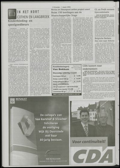Wijks Nieuws / Bunniks Nieuws, 1 maart 2006 (nr. 9, jrg. 42)