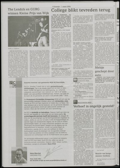 Wijks Nieuws / Bunniks Nieuws, 1 maart 2006 (nr. 9, jrg. 42)