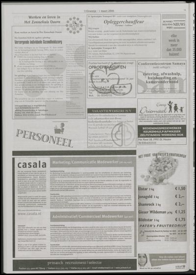 Wijks Nieuws / Bunniks Nieuws, 1 maart 2006 (nr. 9, jrg. 42)