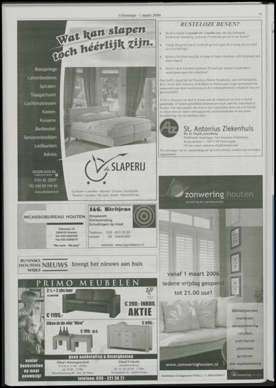 Wijks Nieuws / Bunniks Nieuws, 1 maart 2006 (nr. 9, jrg. 42)