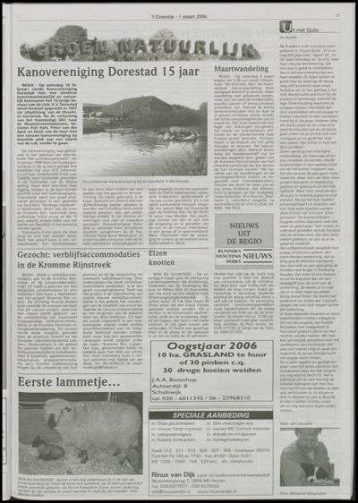 Wijks Nieuws / Bunniks Nieuws, 1 maart 2006 (nr. 9, jrg. 42)