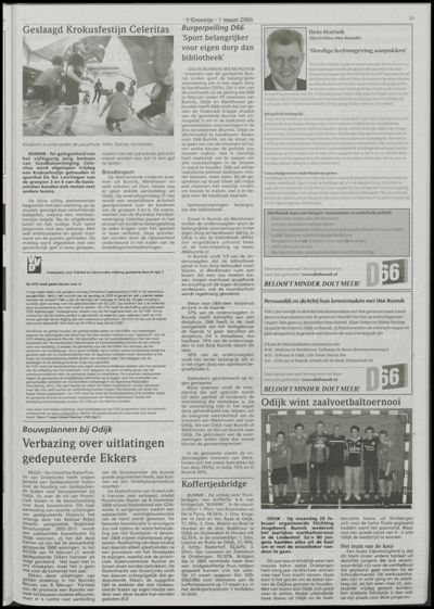 Wijks Nieuws / Bunniks Nieuws, 1 maart 2006 (nr. 9, jrg. 42)