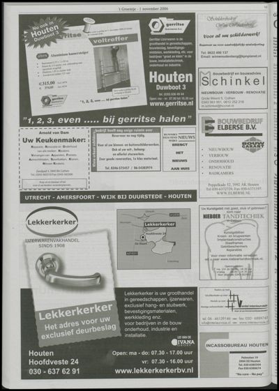 Wijks Nieuws / Bunniks Nieuws, 1 november 2006 (nr. 44, jrg. 42)