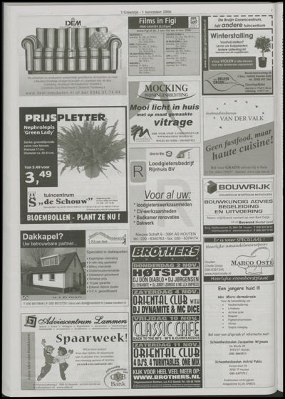 Wijks Nieuws / Bunniks Nieuws, 1 november 2006 (nr. 44, jrg. 42)