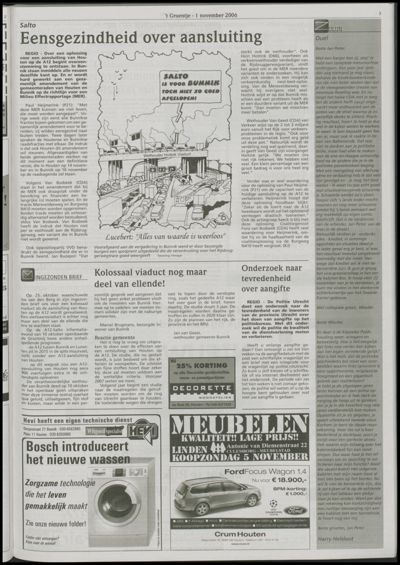 Wijks Nieuws / Bunniks Nieuws, 1 november 2006 (nr. 44, jrg. 42)