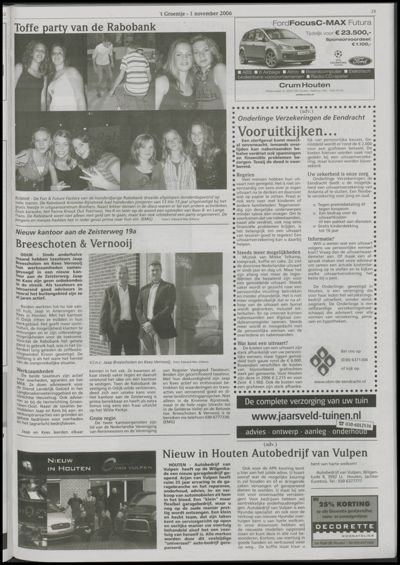 Wijks Nieuws / Bunniks Nieuws, 1 november 2006 (nr. 44, jrg. 42)