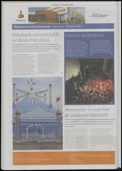 Wijks Nieuws / Bunniks Nieuws, 1 november 2006 (nr. 44, jrg. 42)