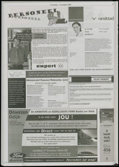 Wijks Nieuws / Bunniks Nieuws, 1 november 2006 (nr. 44, jrg. 42)