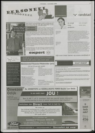 Wijks Nieuws / Bunniks Nieuws, 1 november 2006 (nr. 44, jrg. 42)