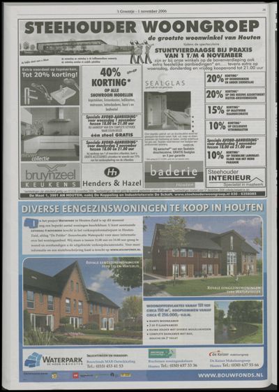 Wijks Nieuws / Bunniks Nieuws, 1 november 2006 (nr. 44, jrg. 42)