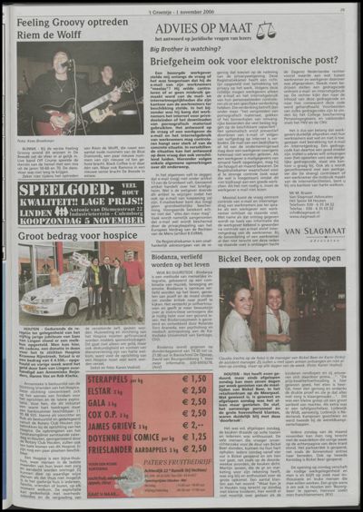 Wijks Nieuws / Bunniks Nieuws, 1 november 2006 (nr. 44, jrg. 42)