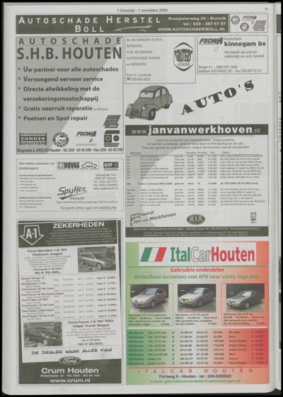 Wijks Nieuws / Bunniks Nieuws, 1 november 2006 (nr. 44, jrg. 42)