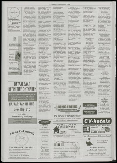 Wijks Nieuws / Bunniks Nieuws, 1 november 2006 (nr. 44, jrg. 42)