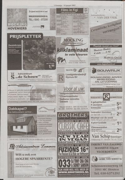 Wijks Nieuws / Bunniks Nieuws, 10 januari 2007 (nr. 2, jrg. 43)