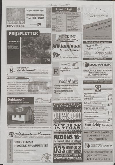 Wijks Nieuws / Bunniks Nieuws, 10 januari 2007 (nr. 2, jrg. 43)