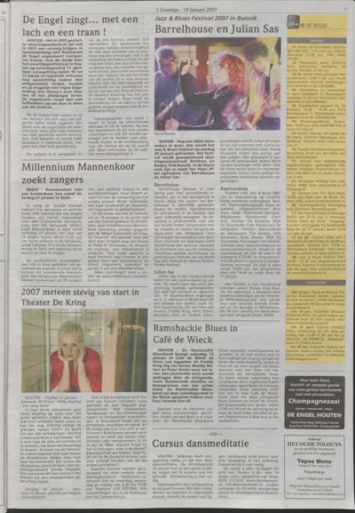 Wijks Nieuws / Bunniks Nieuws, 10 januari 2007 (nr. 2, jrg. 43)