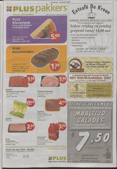Wijks Nieuws / Bunniks Nieuws, 10 januari 2007 (nr. 2, jrg. 43)