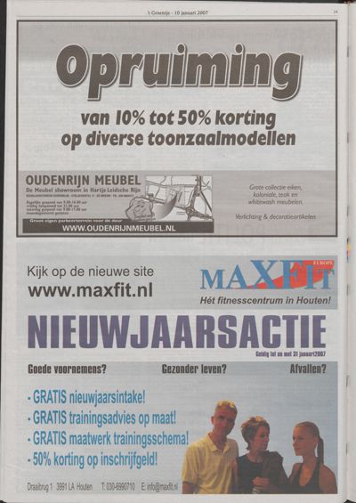 Wijks Nieuws / Bunniks Nieuws, 10 januari 2007 (nr. 2, jrg. 43)