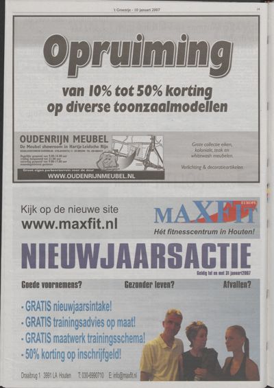 Wijks Nieuws / Bunniks Nieuws, 10 januari 2007 (nr. 2, jrg. 43)