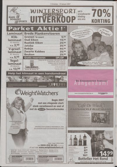 Wijks Nieuws / Bunniks Nieuws, 10 januari 2007 (nr. 2, jrg. 43)