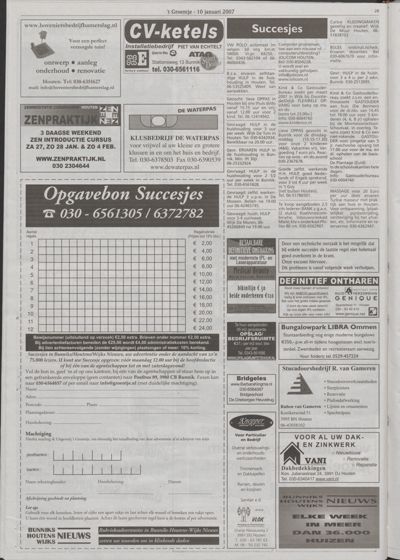 Wijks Nieuws / Bunniks Nieuws, 10 januari 2007 (nr. 2, jrg. 43)