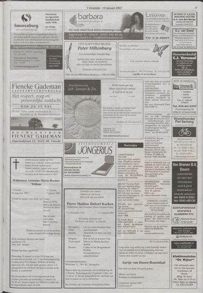 Wijks Nieuws / Bunniks Nieuws, 10 januari 2007 (nr. 2, jrg. 43)