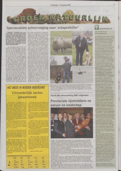 Wijks Nieuws / Bunniks Nieuws, 10 januari 2007 (nr. 2, jrg. 43)