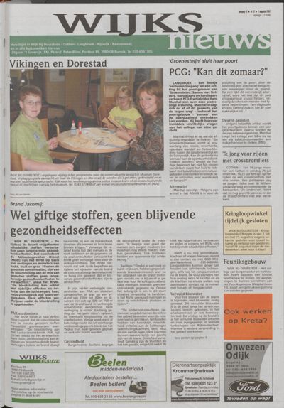 Wijks Nieuws / Bunniks Nieuws, 1 augustus 2007 (nr. 31, jrg. 43)