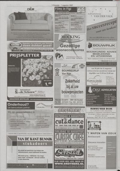 Wijks Nieuws / Bunniks Nieuws, 1 augustus 2007 (nr. 31, jrg. 43)
