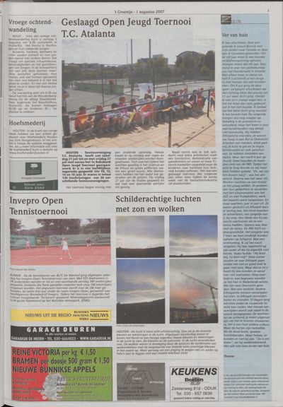 Wijks Nieuws / Bunniks Nieuws, 1 augustus 2007 (nr. 31, jrg. 43)