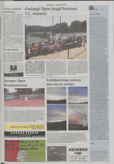 Wijks Nieuws / Bunniks Nieuws, 1 augustus 2007 (nr. 31, jrg. 43)