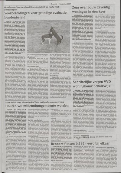 Wijks Nieuws / Bunniks Nieuws, 1 augustus 2007 (nr. 31, jrg. 43)