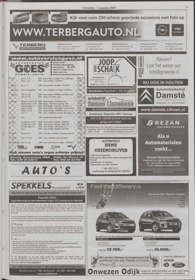 Wijks Nieuws / Bunniks Nieuws, 1 augustus 2007 (nr. 31, jrg. 43)
