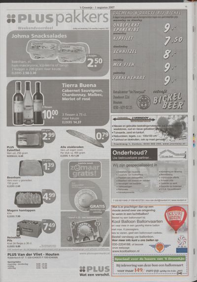 Wijks Nieuws / Bunniks Nieuws, 1 augustus 2007 (nr. 31, jrg. 43)