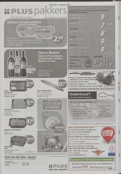 Wijks Nieuws / Bunniks Nieuws, 1 augustus 2007 (nr. 31, jrg. 43)