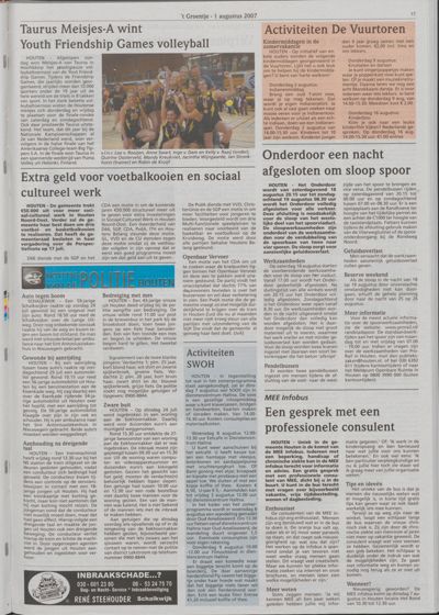 Wijks Nieuws / Bunniks Nieuws, 1 augustus 2007 (nr. 31, jrg. 43)