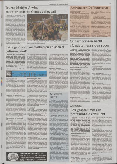 Wijks Nieuws / Bunniks Nieuws, 1 augustus 2007 (nr. 31, jrg. 43)