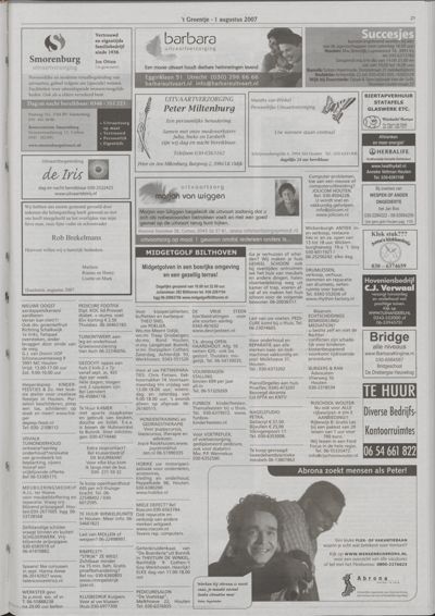 Wijks Nieuws / Bunniks Nieuws, 1 augustus 2007 (nr. 31, jrg. 43)