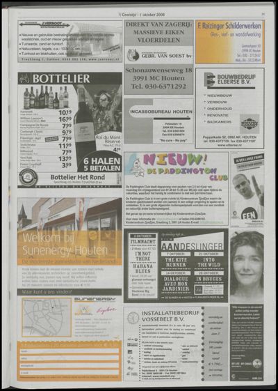 Wijks Nieuws / Bunniks Nieuws, 1 oktober 2008 (nr. 40, jrg. 44)