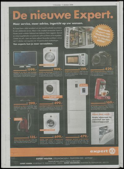 Wijks Nieuws / Bunniks Nieuws, 1 oktober 2008 (nr. 40, jrg. 44)