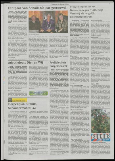 Wijks Nieuws / Bunniks Nieuws, 1 oktober 2008 (nr. 40, jrg. 44)