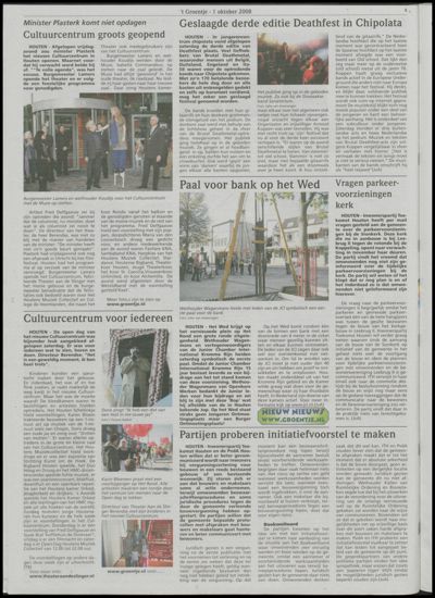 Wijks Nieuws / Bunniks Nieuws, 1 oktober 2008 (nr. 40, jrg. 44)