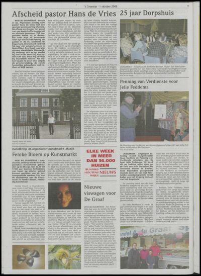 Wijks Nieuws / Bunniks Nieuws, 1 oktober 2008 (nr. 40, jrg. 44)