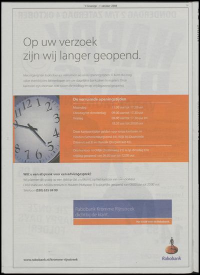 Wijks Nieuws / Bunniks Nieuws, 1 oktober 2008 (nr. 40, jrg. 44)