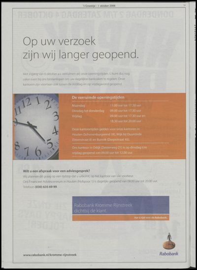 Wijks Nieuws / Bunniks Nieuws, 1 oktober 2008 (nr. 40, jrg. 44)
