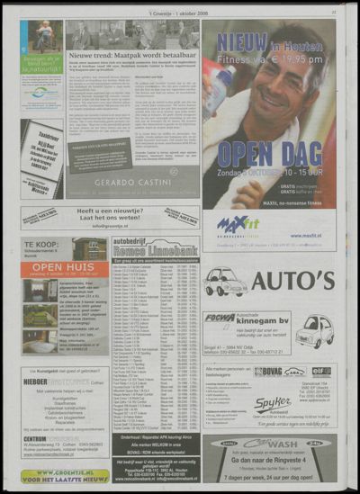 Wijks Nieuws / Bunniks Nieuws, 1 oktober 2008 (nr. 40, jrg. 44)