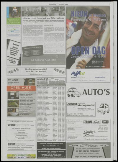 Wijks Nieuws / Bunniks Nieuws, 1 oktober 2008 (nr. 40, jrg. 44)