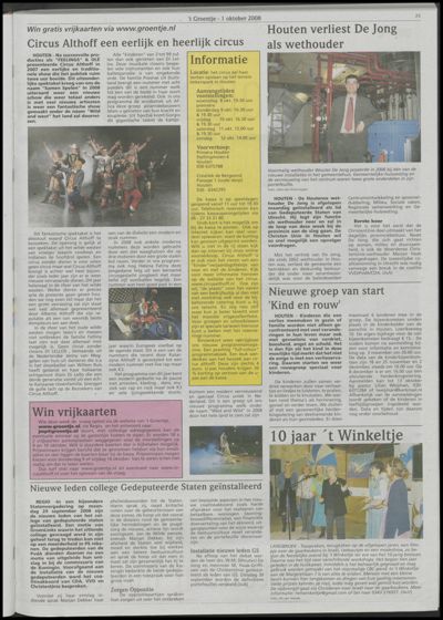 Wijks Nieuws / Bunniks Nieuws, 1 oktober 2008 (nr. 40, jrg. 44)