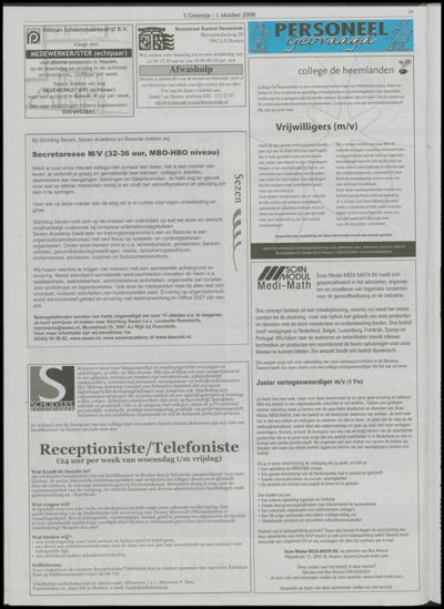 Wijks Nieuws / Bunniks Nieuws, 1 oktober 2008 (nr. 40, jrg. 44)
