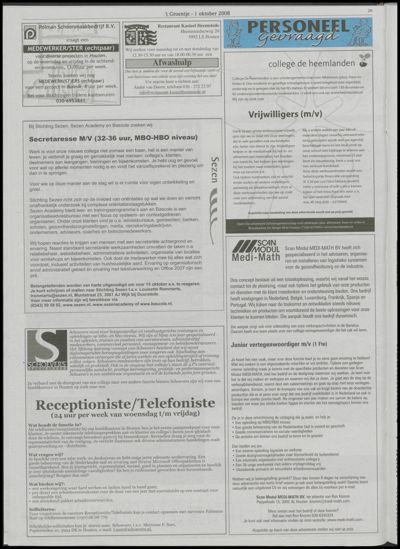 Wijks Nieuws / Bunniks Nieuws, 1 oktober 2008 (nr. 40, jrg. 44)